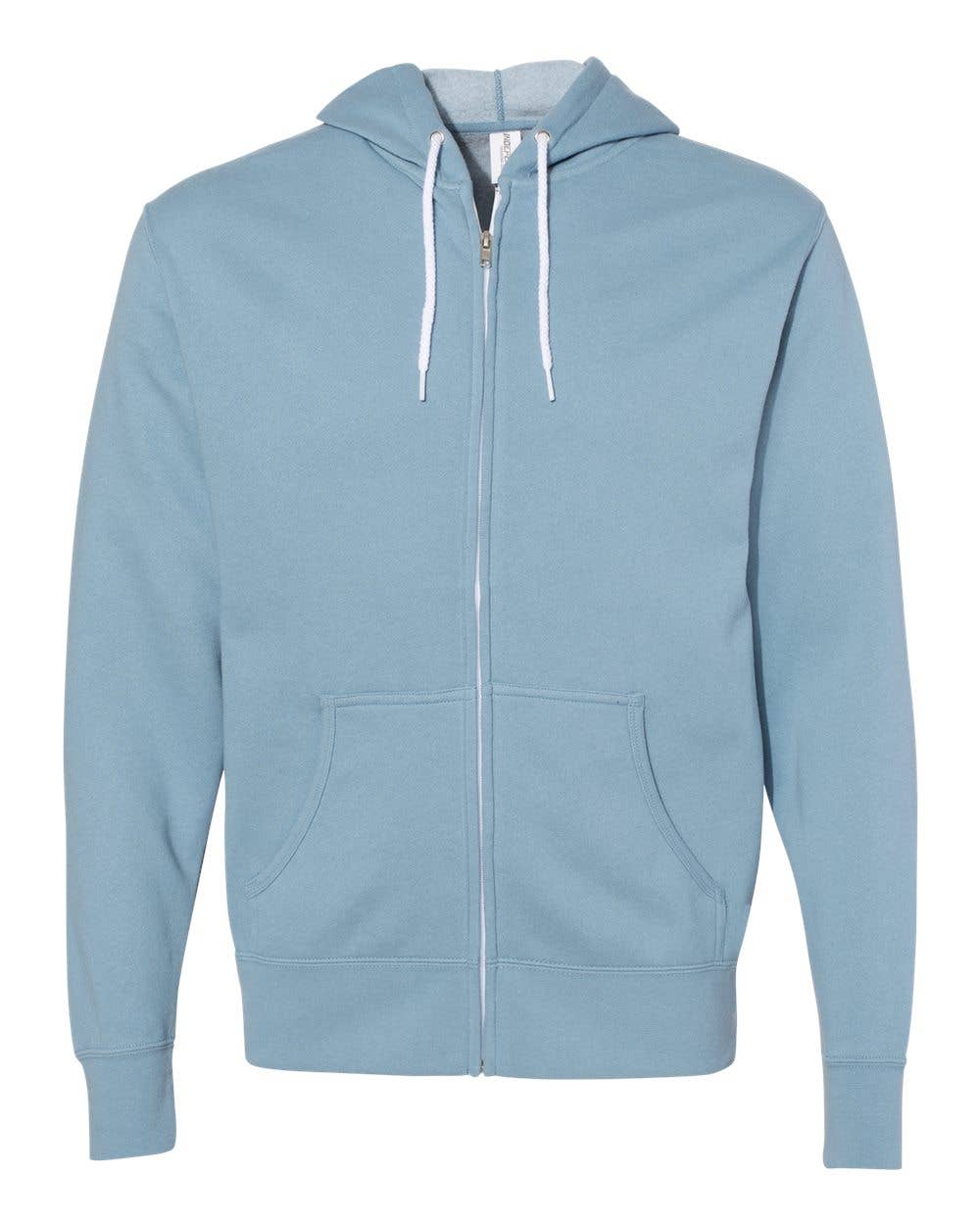 Unisex Lightweight Full-Zip Hoodie – Slim Fit Sweatshirt