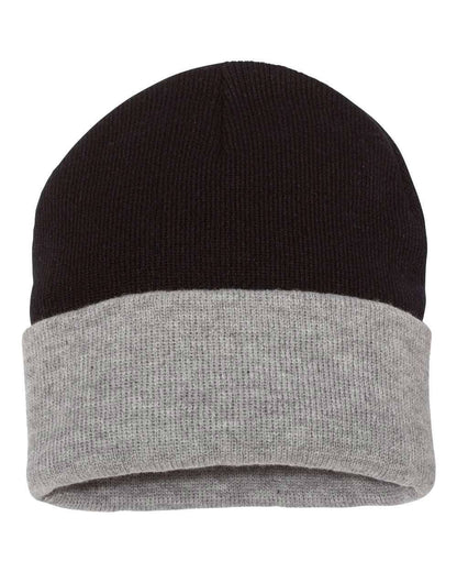 Sportsman 12” Two-Tone Color Blocked Cuffed Beanie