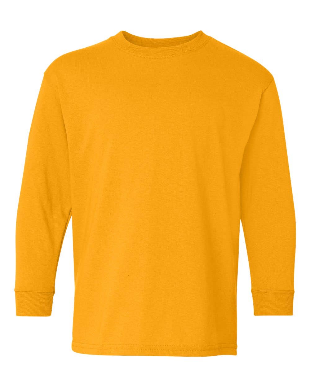 Youth Heavy Cotton Long Sleeve Tee | Soft Durable Comfort