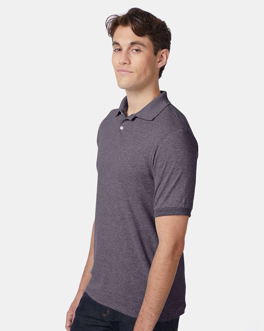 Hanes EcoSmart Polo Shirt | Cotton-Poly Jersey | Classic Fit