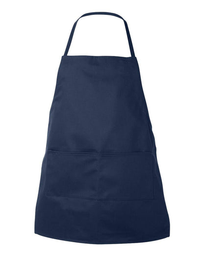 Two-Pocket Butcher Apron Heavy Twill One Size Adjustable