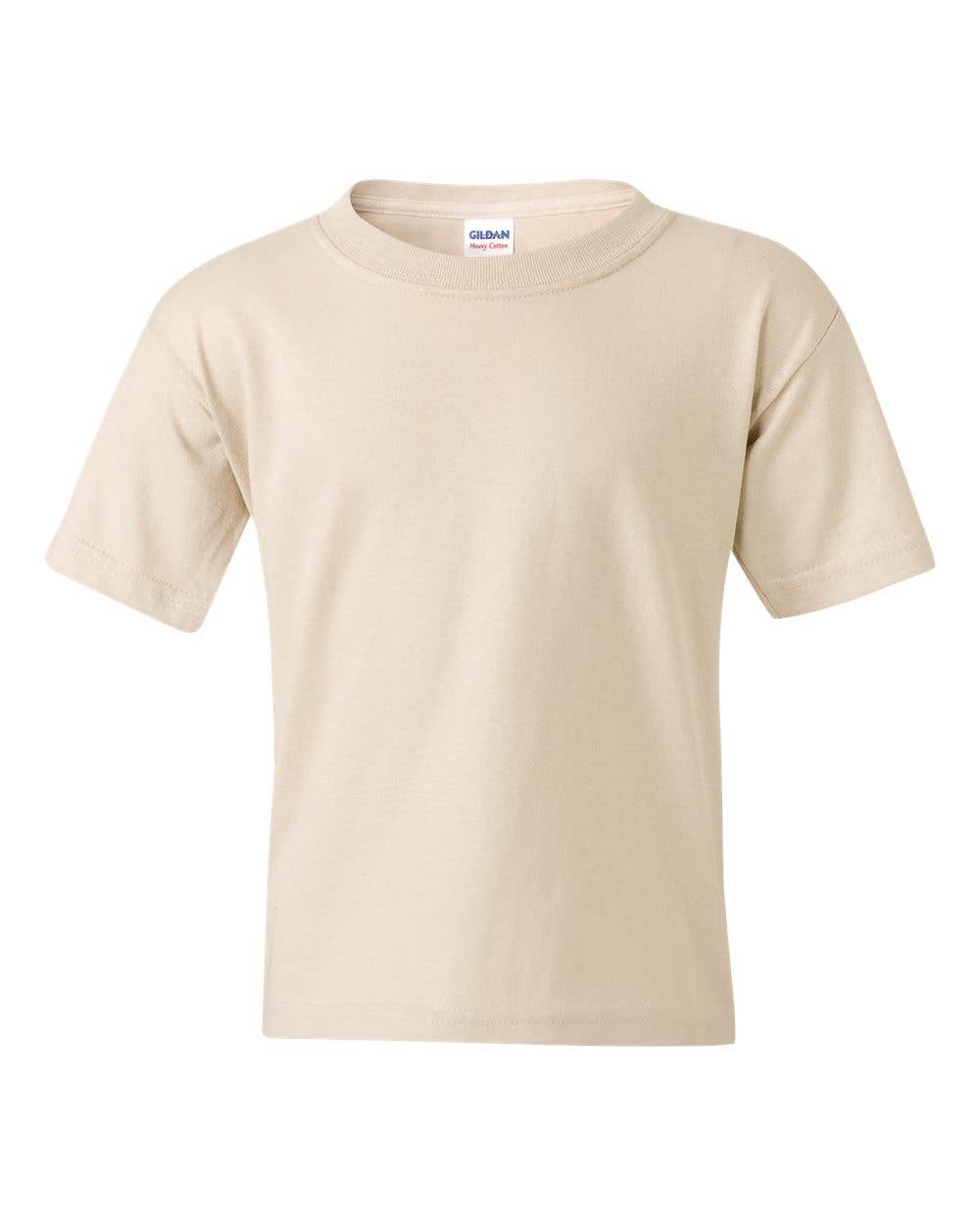 Youth Heavy Cotton T-Shirt – Soft 100% Cotton Classic Fit