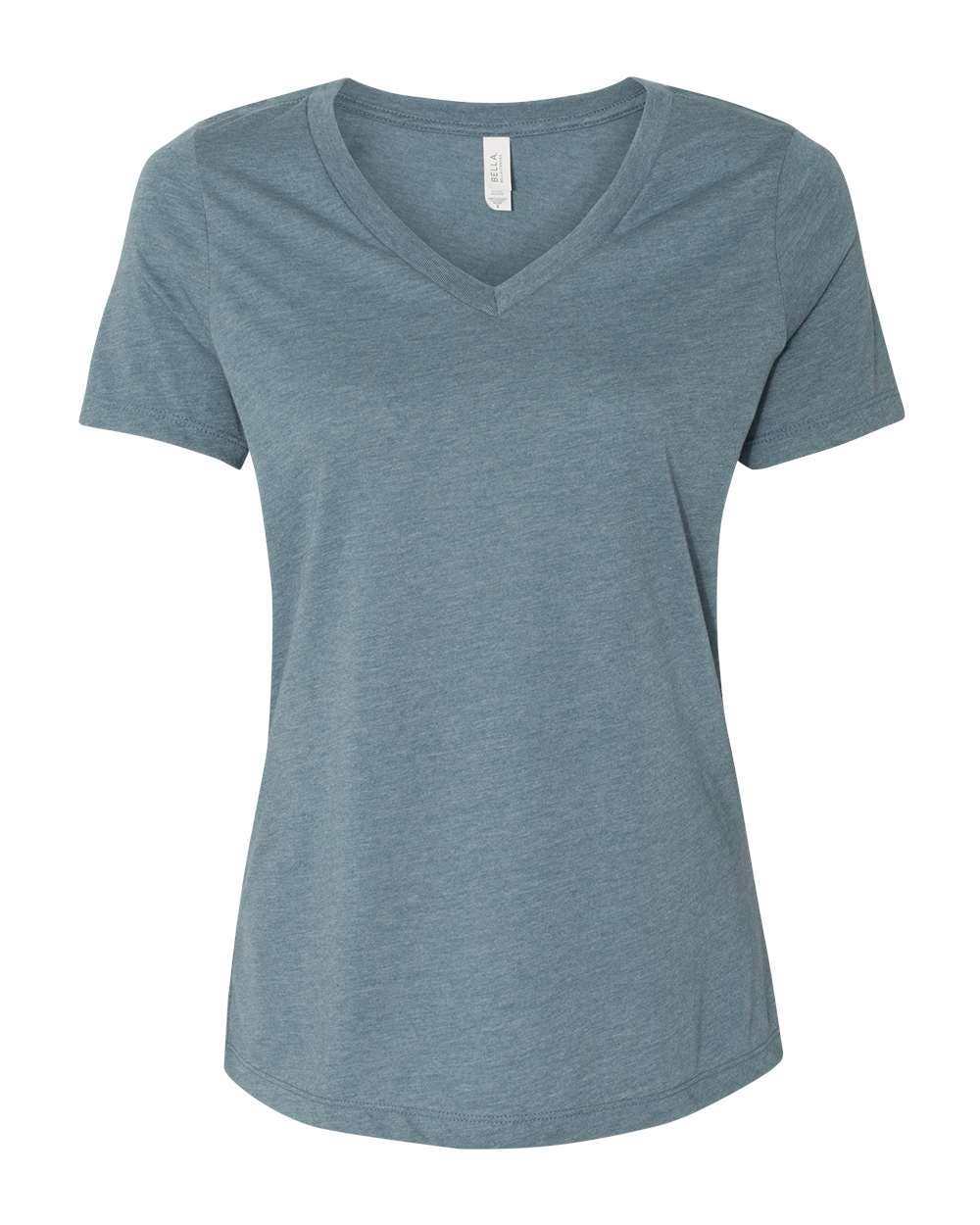 Bella+Canvas Women’s Heather CVC V-Neck Tee