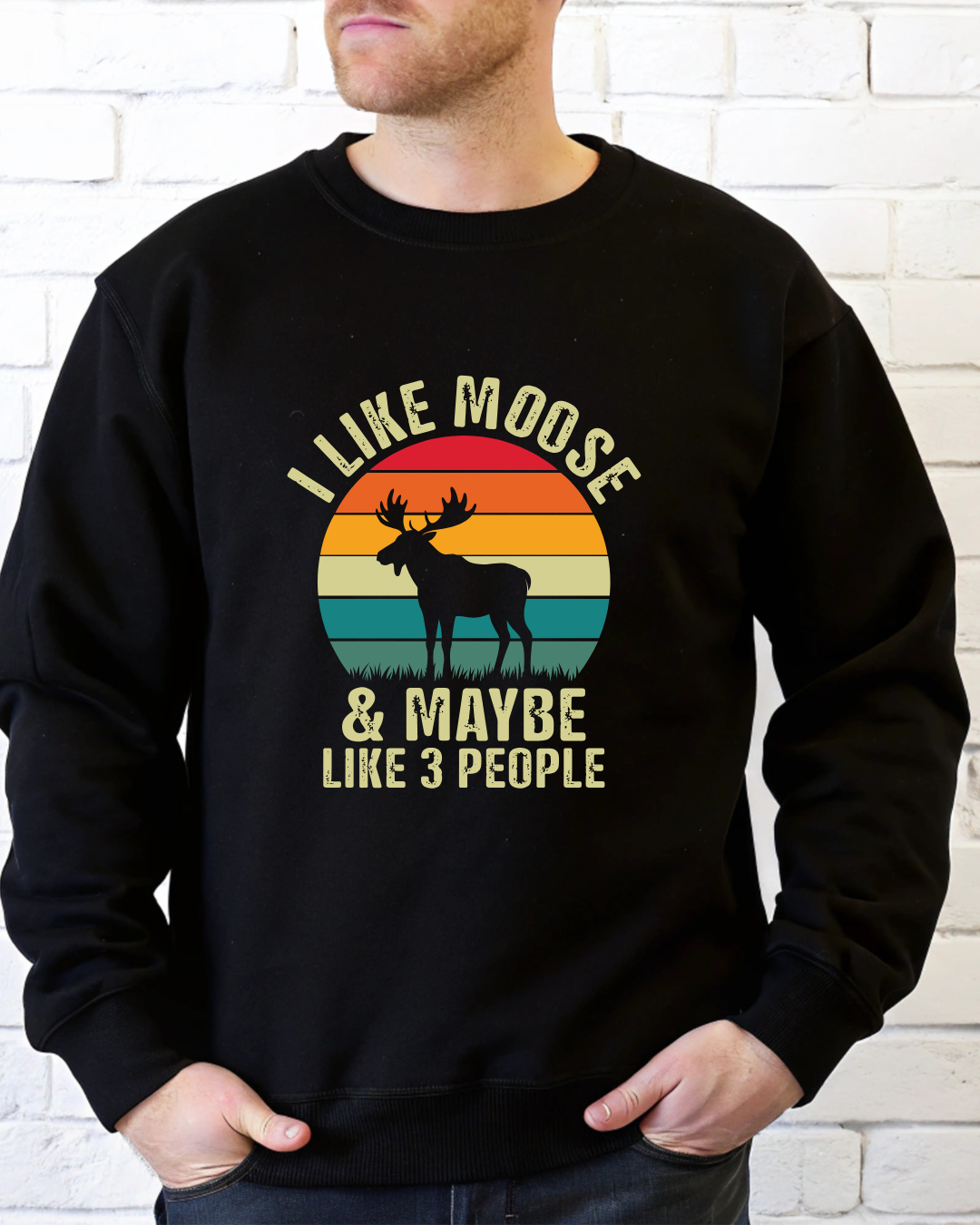 🦌 Moose Over People Sweatshirt