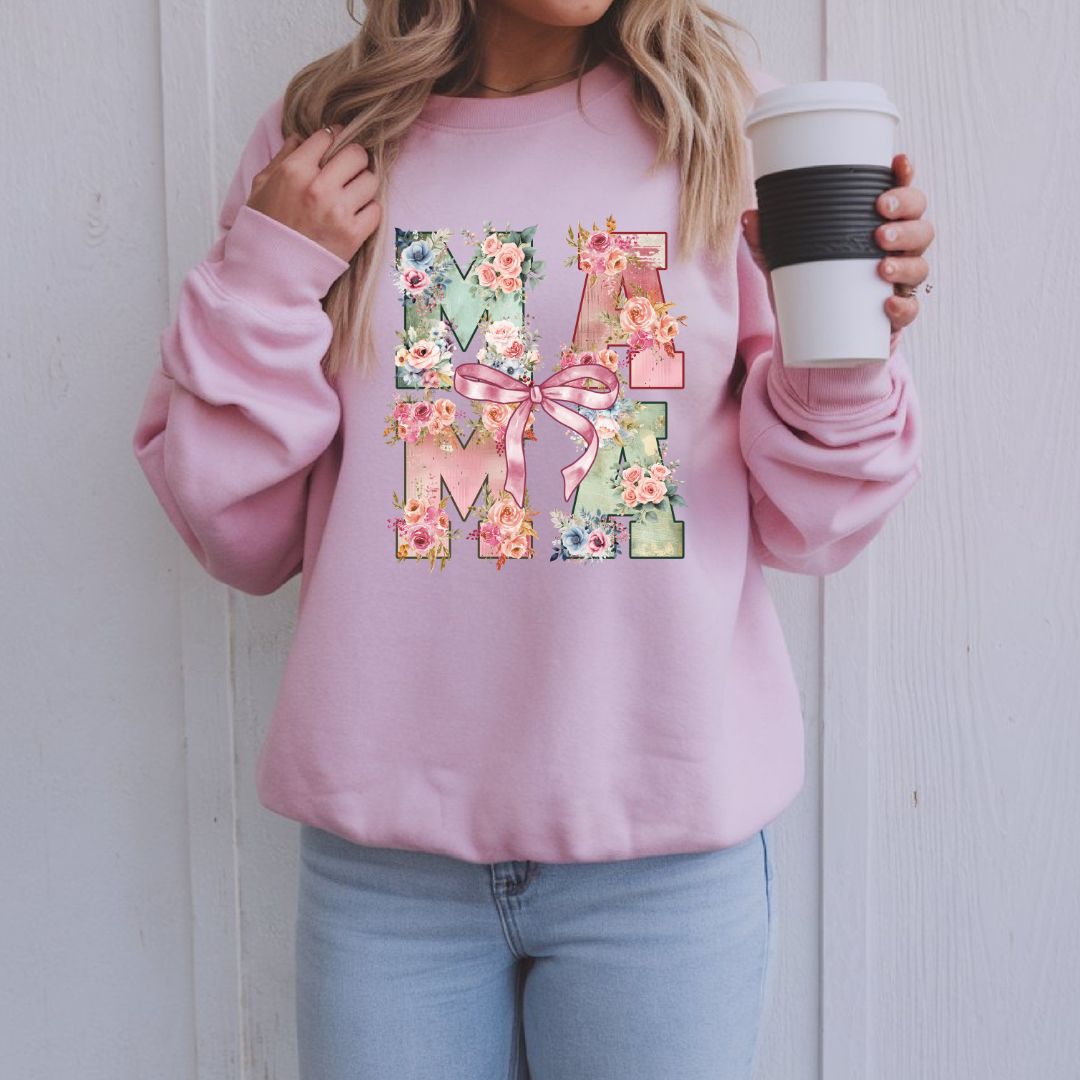 🌸 Floral MAMA Shirt