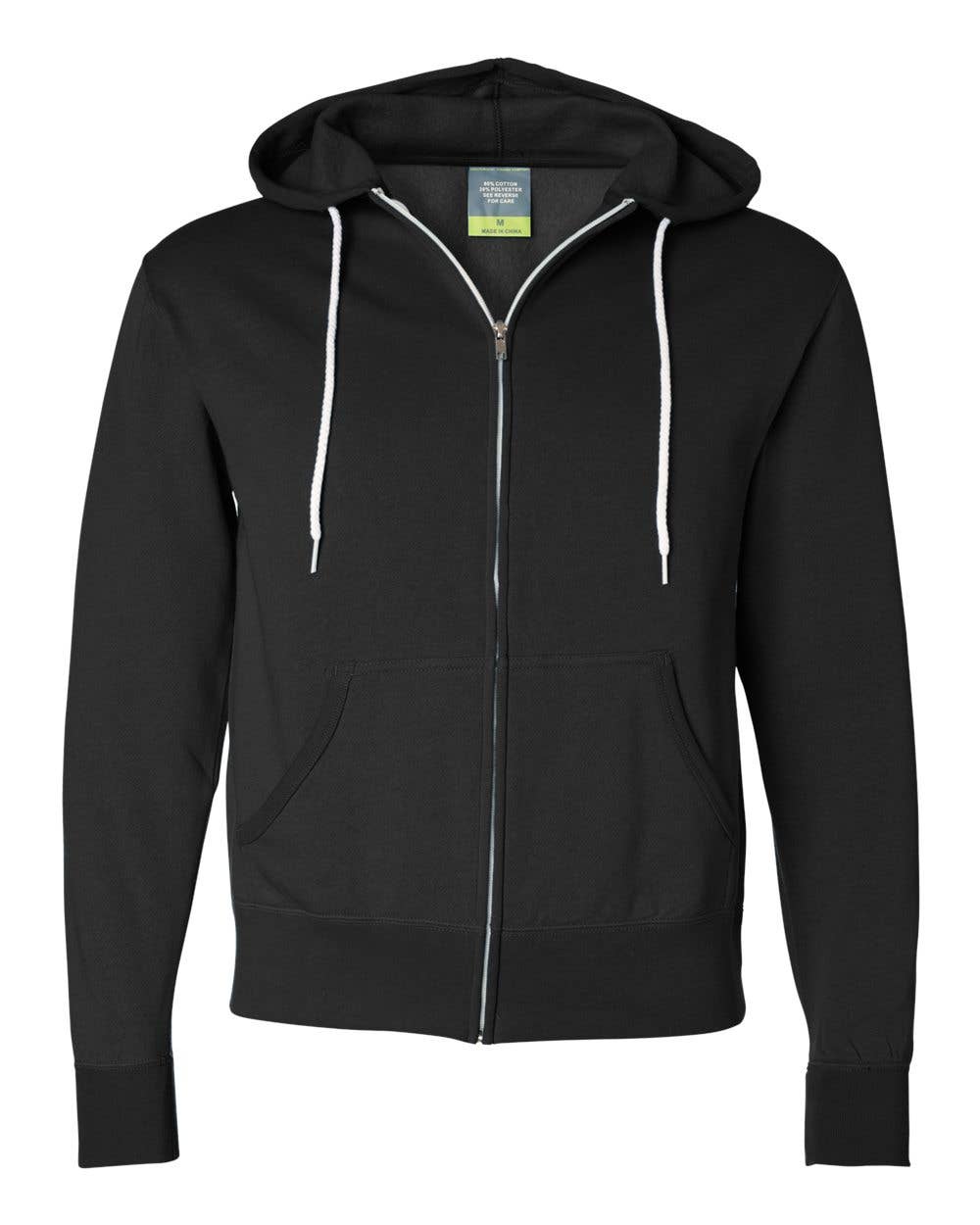 Unisex Lightweight Full-Zip Hoodie – Slim Fit Sweatshirt