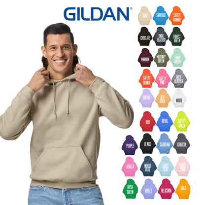Gildan 18500 Hoodies | Heavy Blend Hooded Sweatshirt