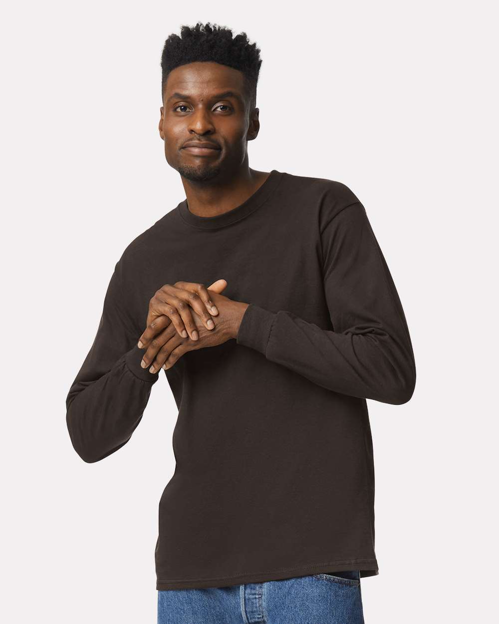 Ultra Cotton Long Sleeve Shirt Classic Fit Heavyweight