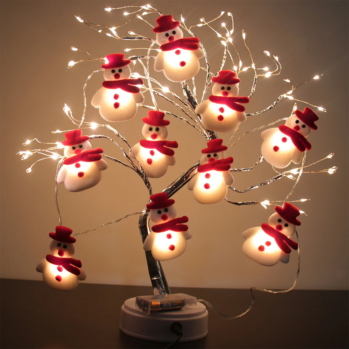 10LED Snowman String Lights - TheWorldOfMYes