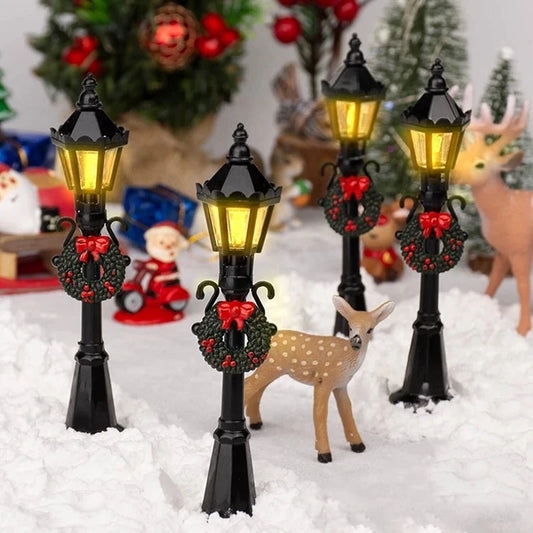 4Pcs/Set Christmas Mini Street Light - TheWorldOfMYes