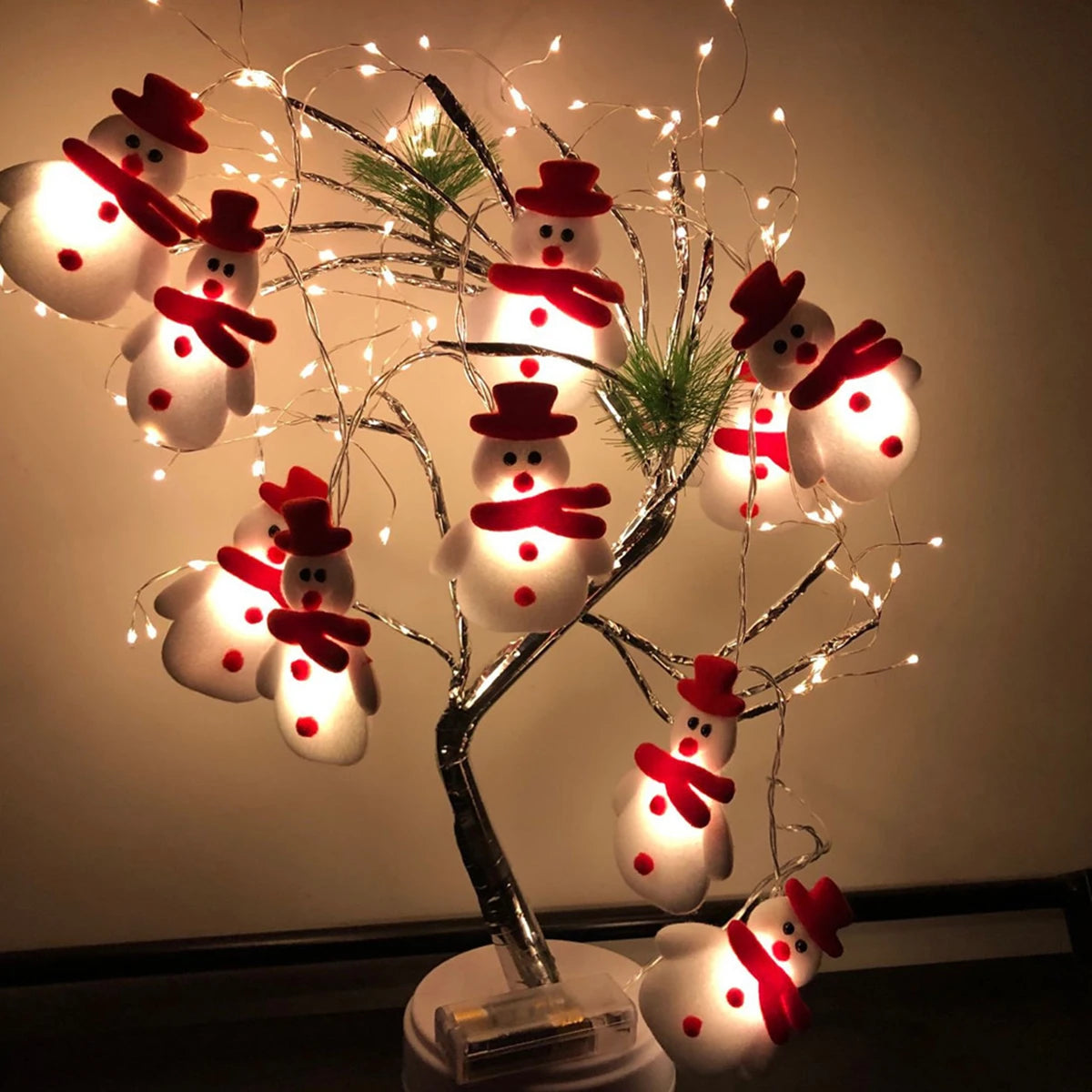 10LED Snowman String Lights - TheWorldOfMYes