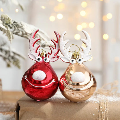 2pcs Elk Christmas Ornaments - TheWorldOfMYes