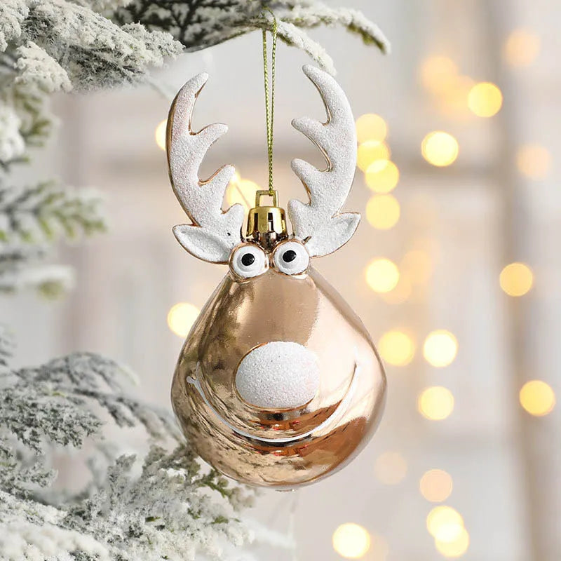 2pcs Elk Christmas Ornaments - TheWorldOfMYes