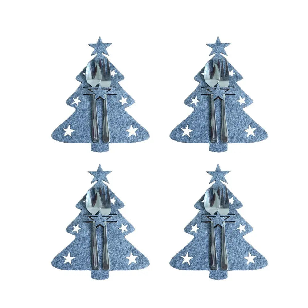 4PCS Christmas Knife and Fork Holder - TheWorldOfMYes