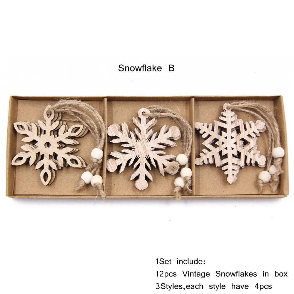 12pcs Vintage Snowflake Set - TheWorldOfMYes