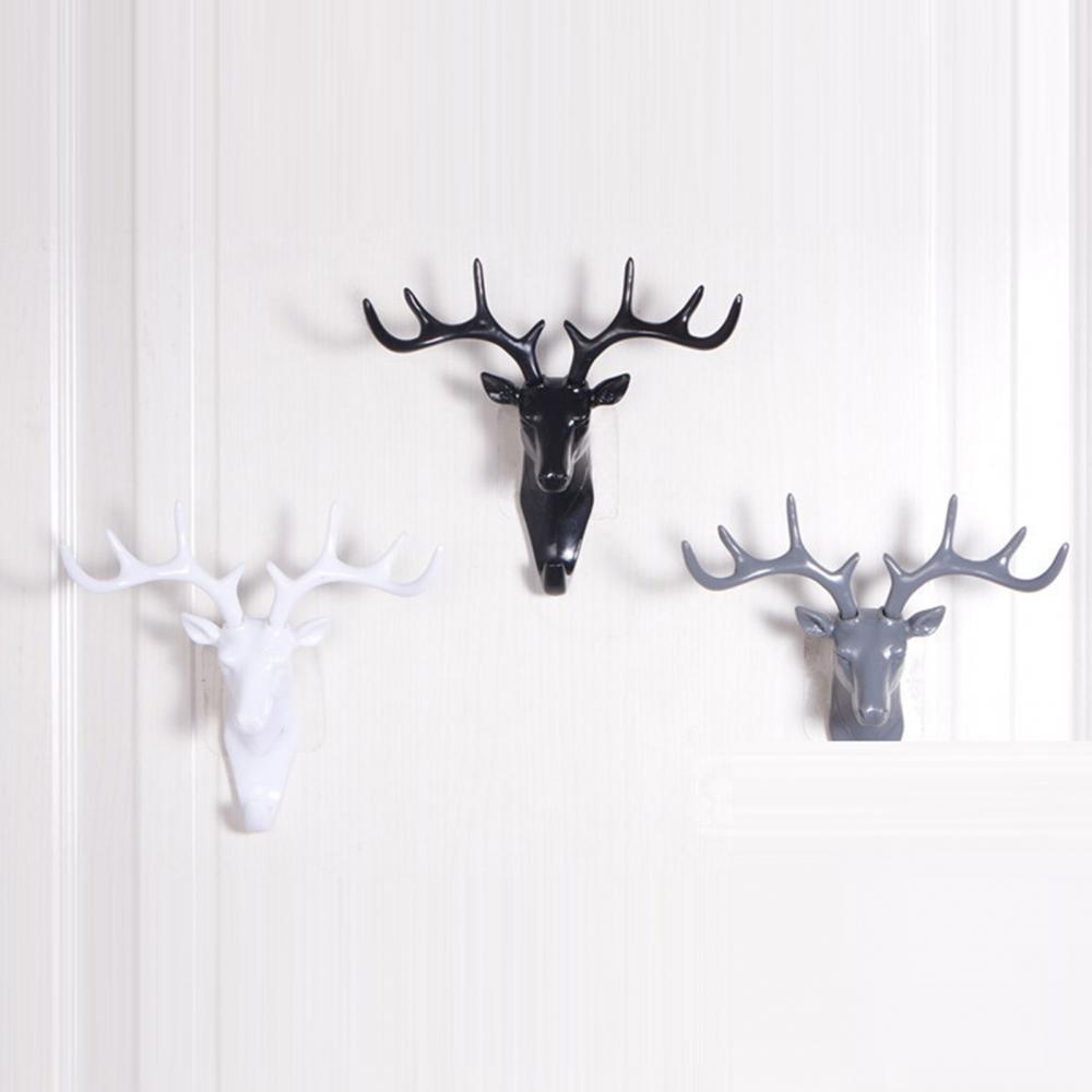 Stylish Antler Hook Deer Head Key Holder - TheWorldOfMYes