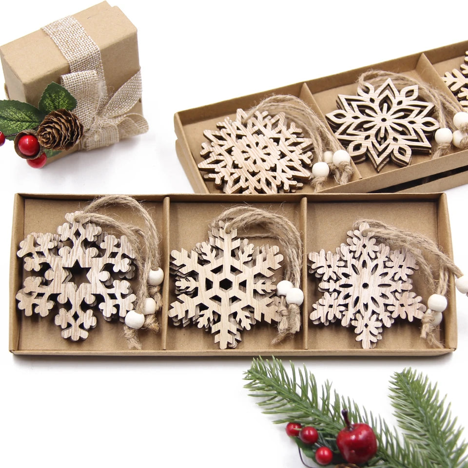 12pcs Vintage Snowflake Set - TheWorldOfMYes