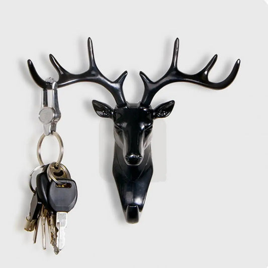 Stylish Antler Hook Deer Head Key Holder - TheWorldOfMYes