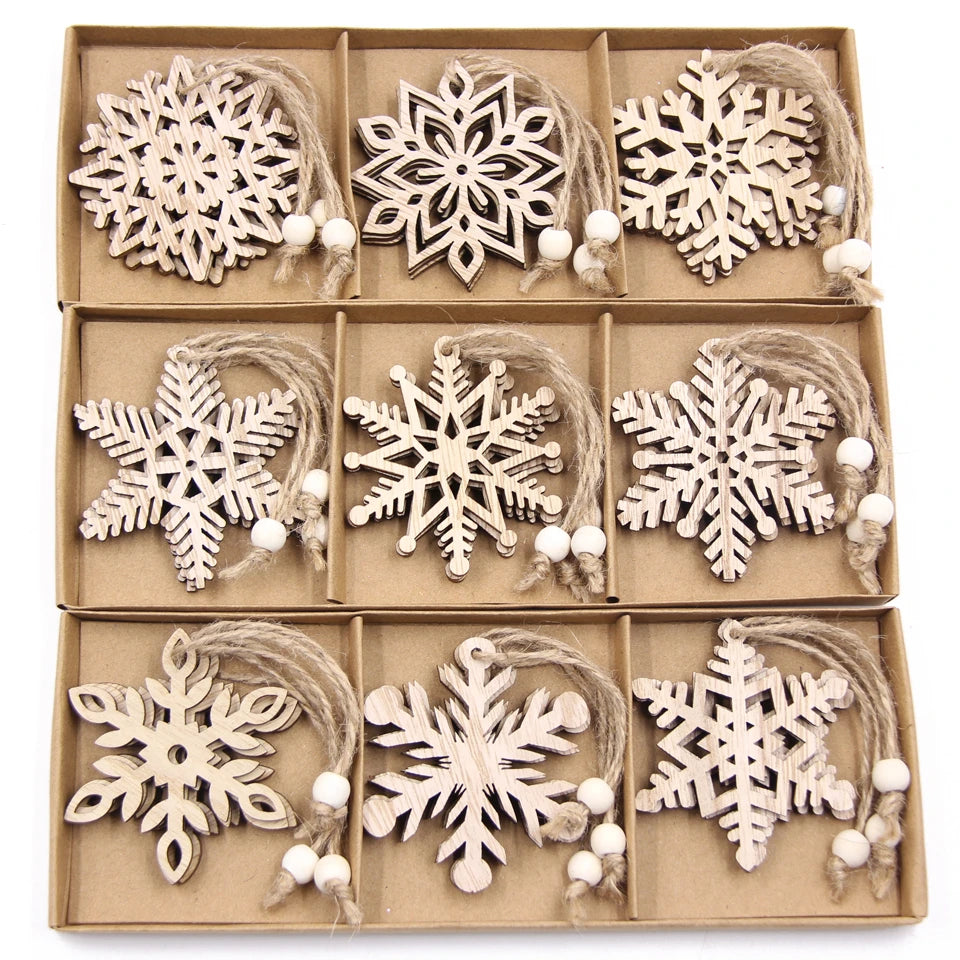 12pcs Vintage Snowflake Set - TheWorldOfMYes