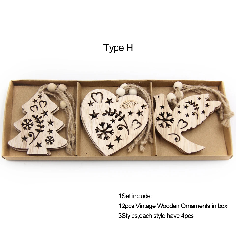 12pcs Vintage Snowflake Set - TheWorldOfMYes