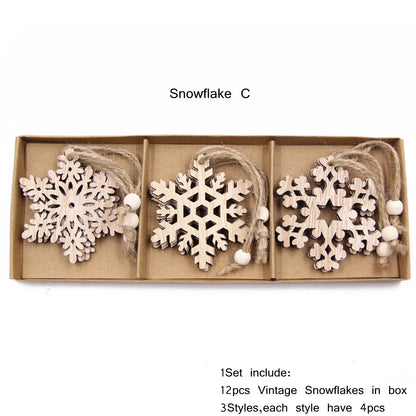 12pcs Vintage Snowflake Set - TheWorldOfMYes