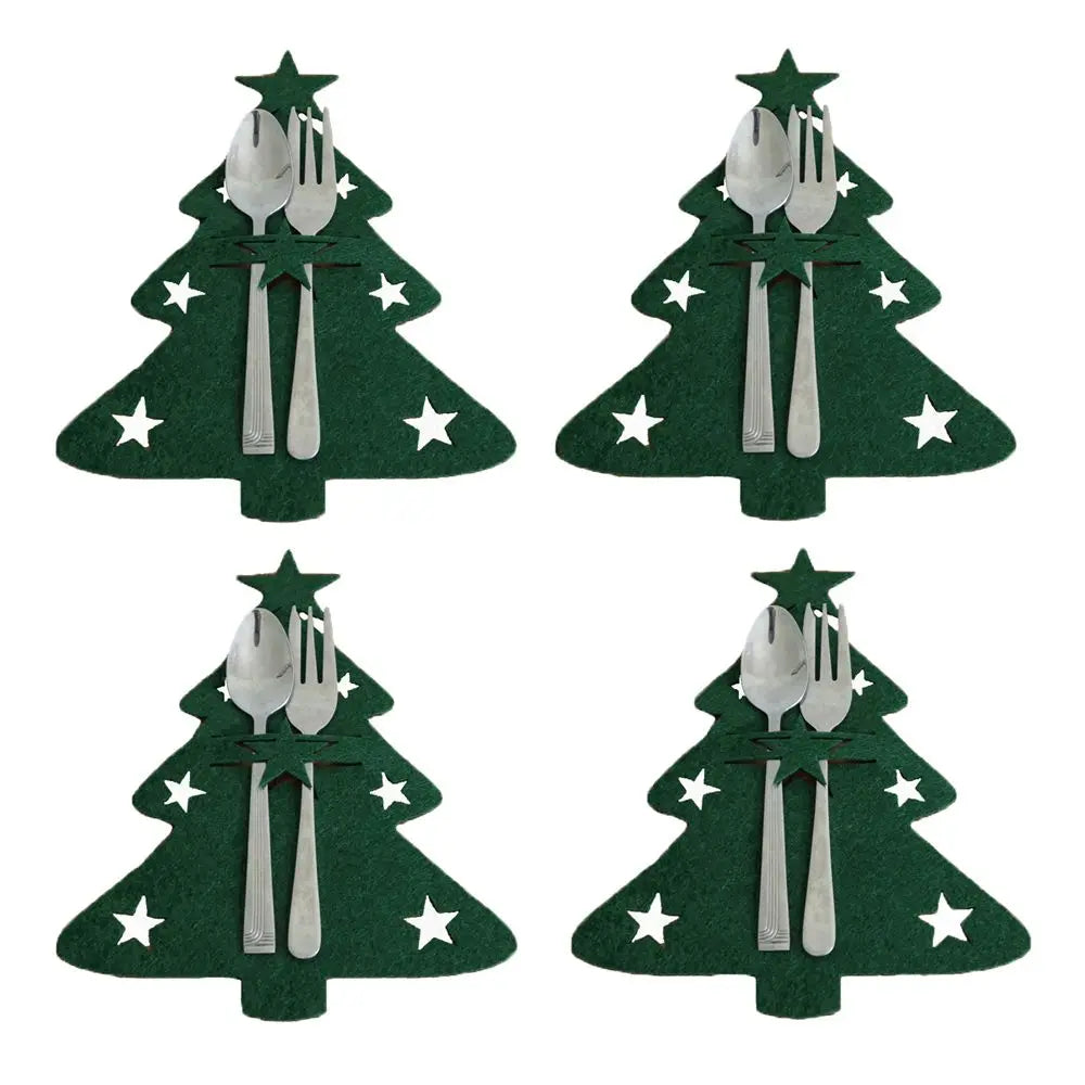 4PCS Christmas Knife and Fork Holder - TheWorldOfMYes