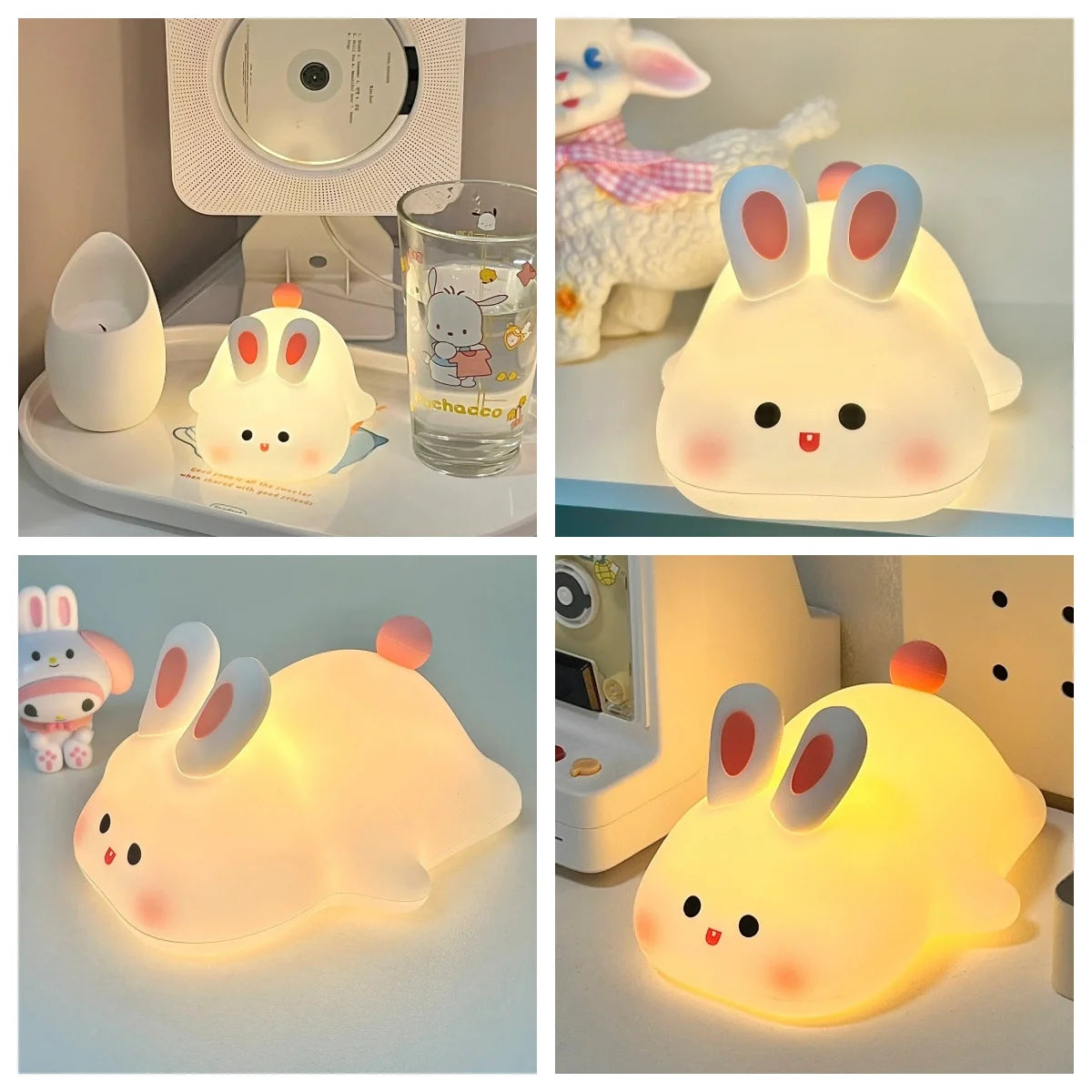 Cute Rabbit-shaped Night Light - TheWorldOfMYes