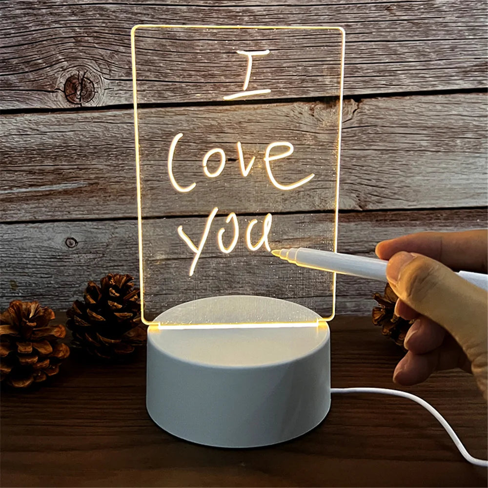 Led Light Note Board - TheWorldOfMYes