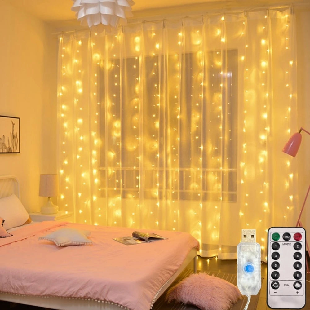 LED Curtain Lights Decoration - TheWorldOfMYes