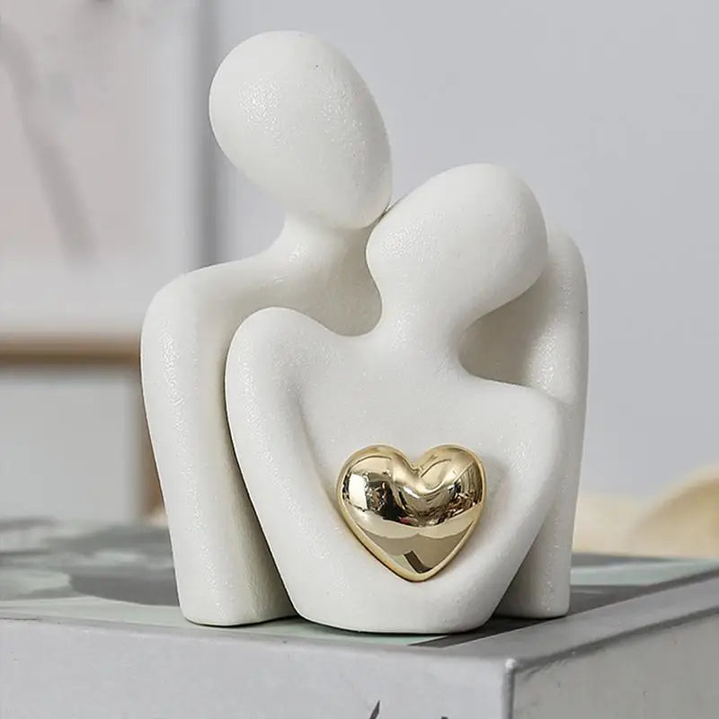 Nordic Decorative Abstract Couple Statue - TheWorldOfMYes