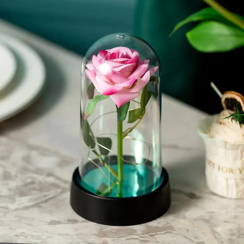 Eternal Rose Luminous Flower Ornament - TheWorldOfMYes