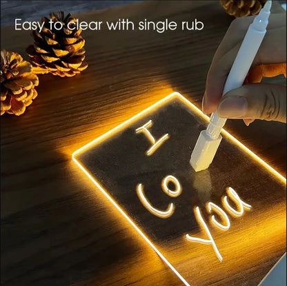 Led Light Note Board - TheWorldOfMYes