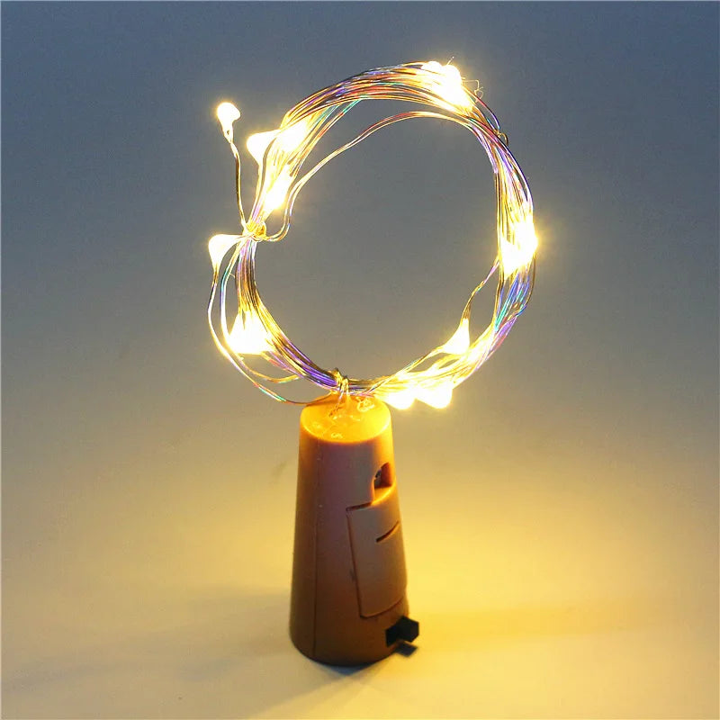 10pcs LED Wine Bottle Cork String Lights - TheWorldOfMYes