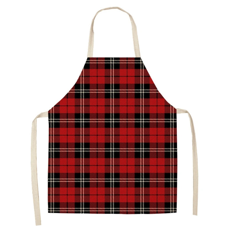 Linen Merry Christmas Apron - TheWorldOfMYes