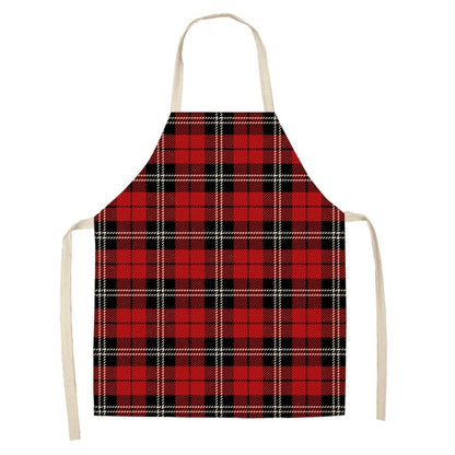 Linen Merry Christmas Apron - TheWorldOfMYes