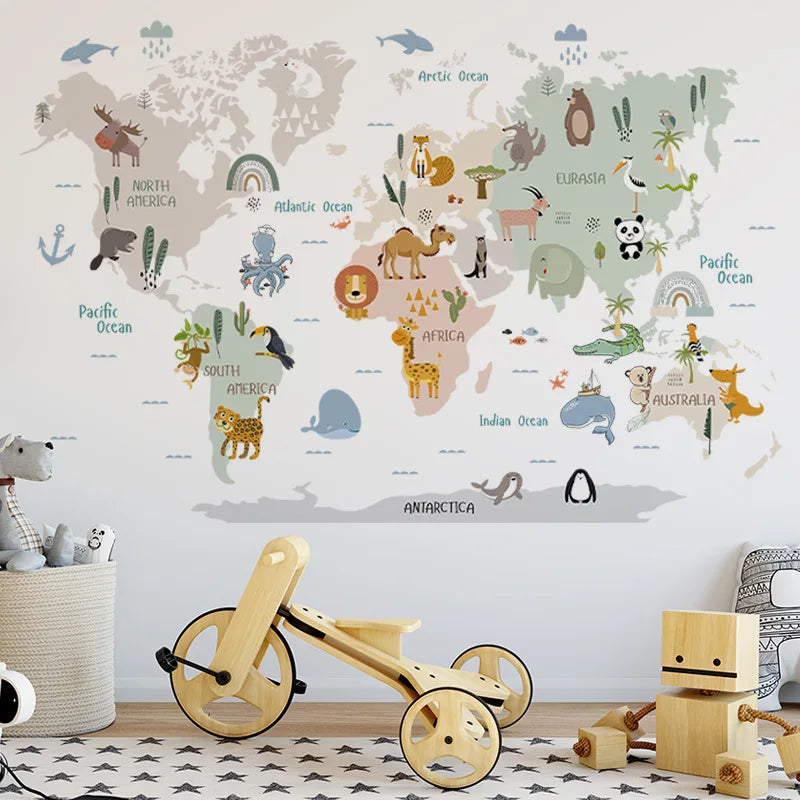 Kids World Map - TheWorldOfMYes