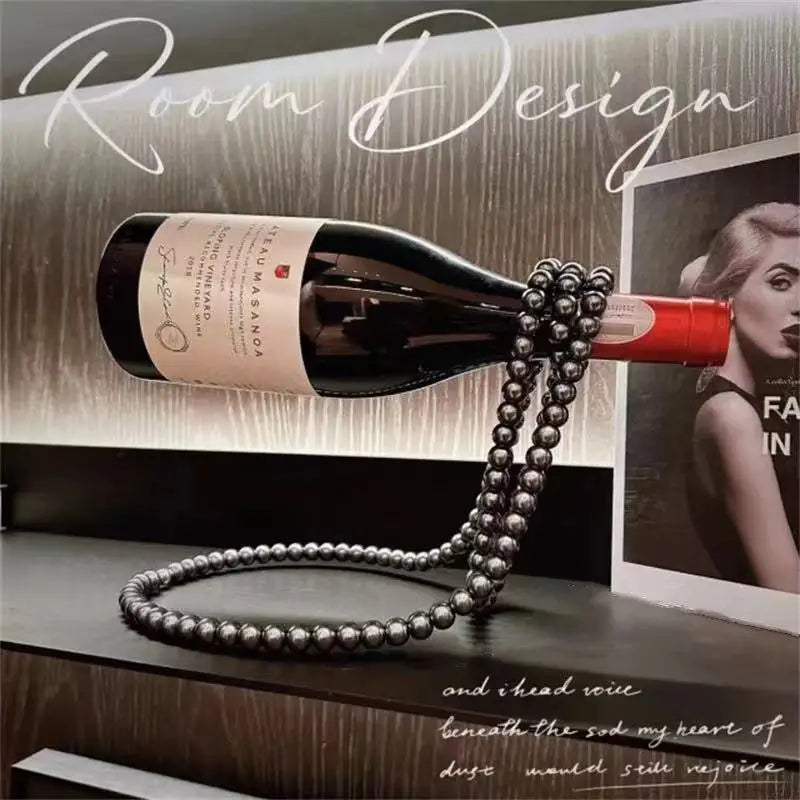 Pearl Necklace Wine Rack - TheWorldOfMYes