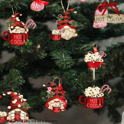 24pcs Wooden Christmas Decorations - TheWorldOfMYes