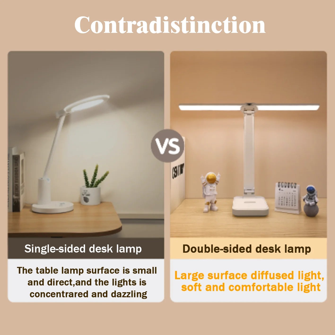 LED Desk Lamp 3 Levels Night Light Touch - TheWorldOfMYes