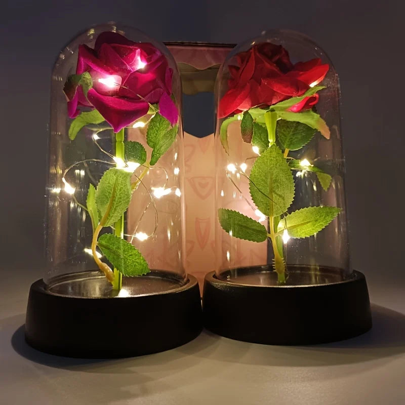 Eternal Rose Luminous Flower Ornament - TheWorldOfMYes