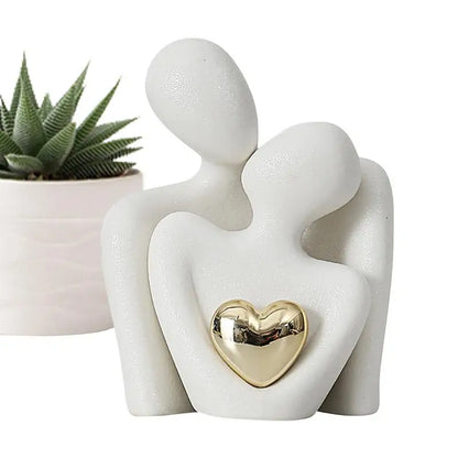 Nordic Decorative Abstract Couple Statue - TheWorldOfMYes