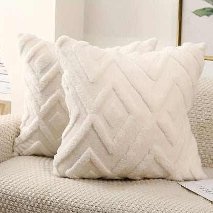 Decorative Throw Pillow Cover Soft Plush Cushion Case - TheWorldOfMYes