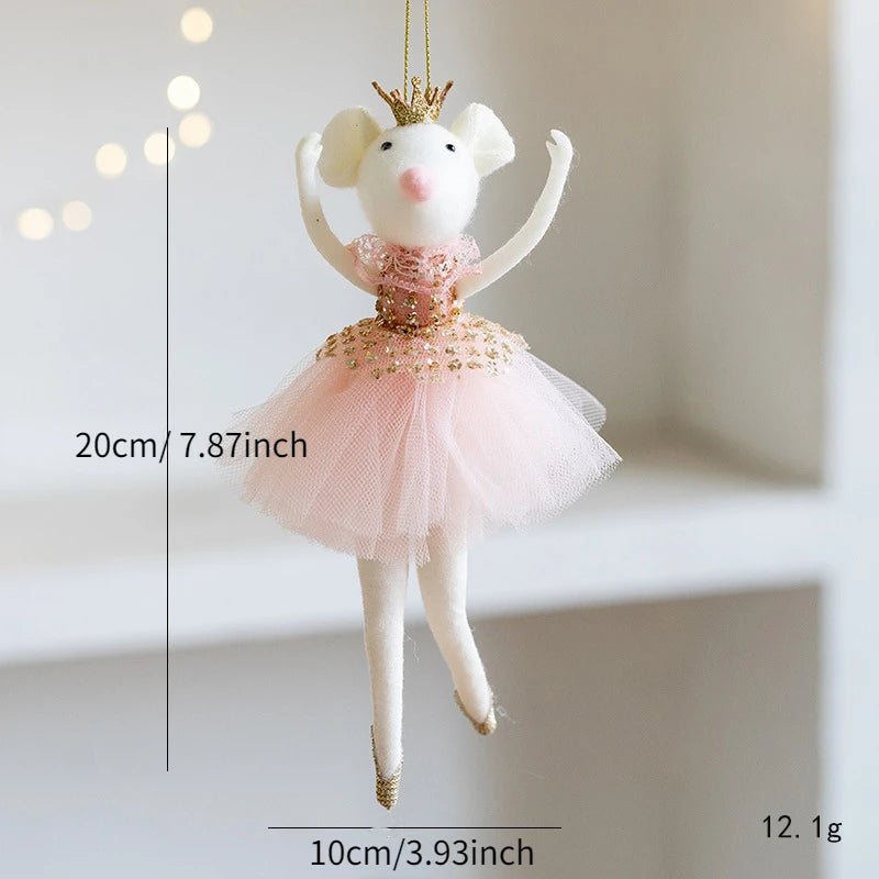 Christmas Ballet Mouse Decoration - TheWorldOfMYes