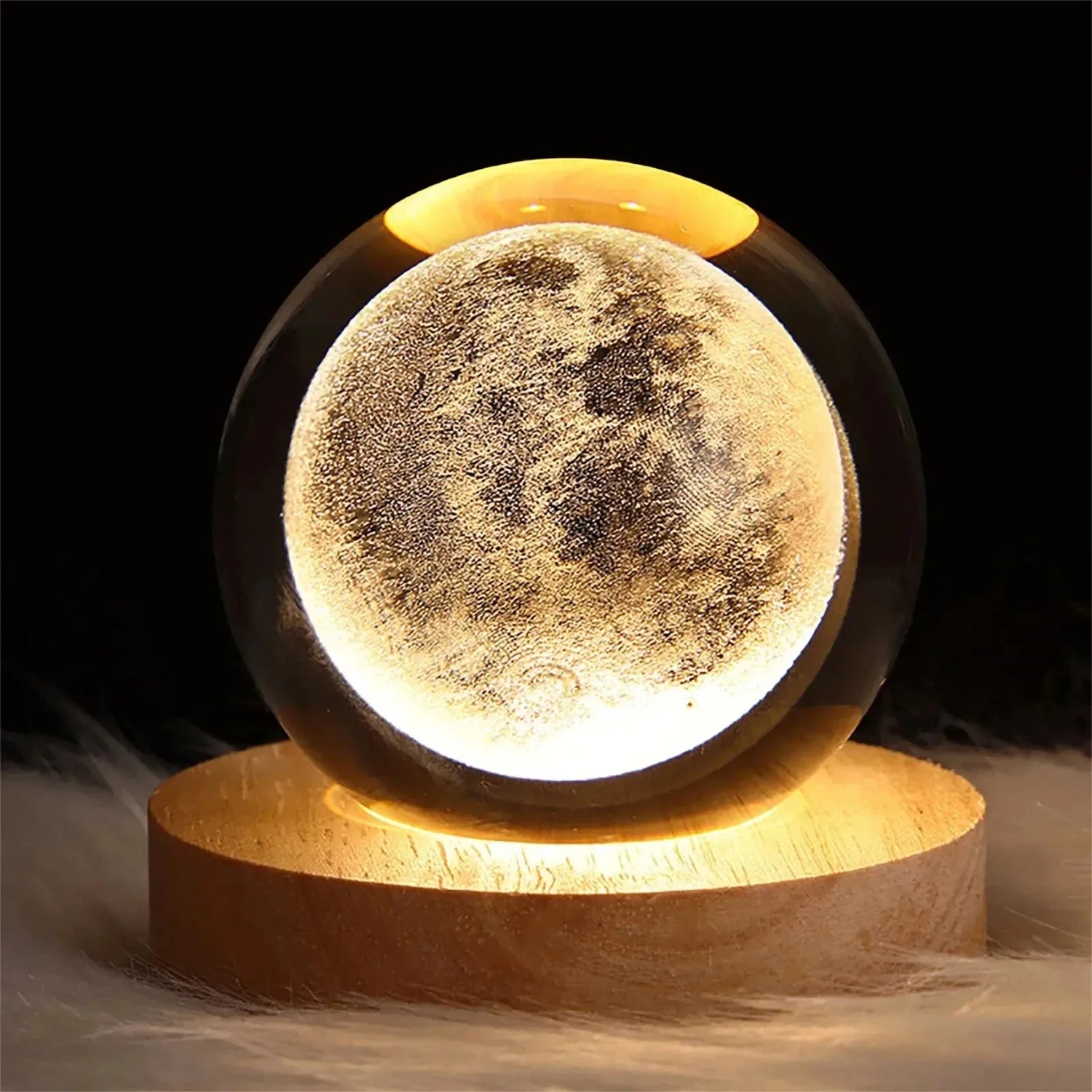 3D Crystal Ball Lamp - TheWorldOfMYes