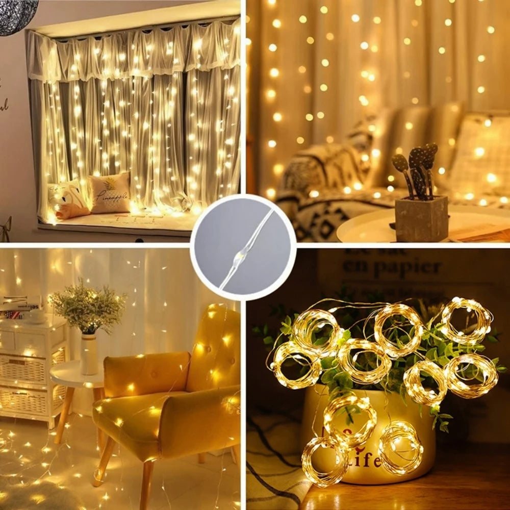 LED Curtain Lights Decoration - TheWorldOfMYes