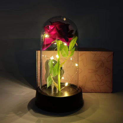 Eternal Rose Luminous Flower Ornament - TheWorldOfMYes