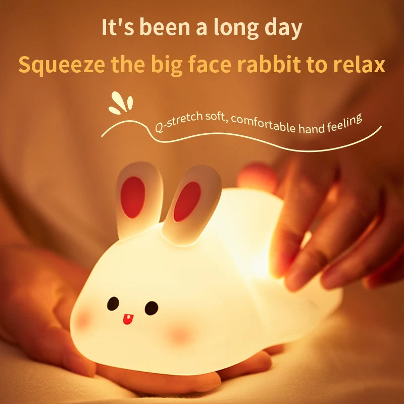 Cute Rabbit-shaped Night Light - TheWorldOfMYes