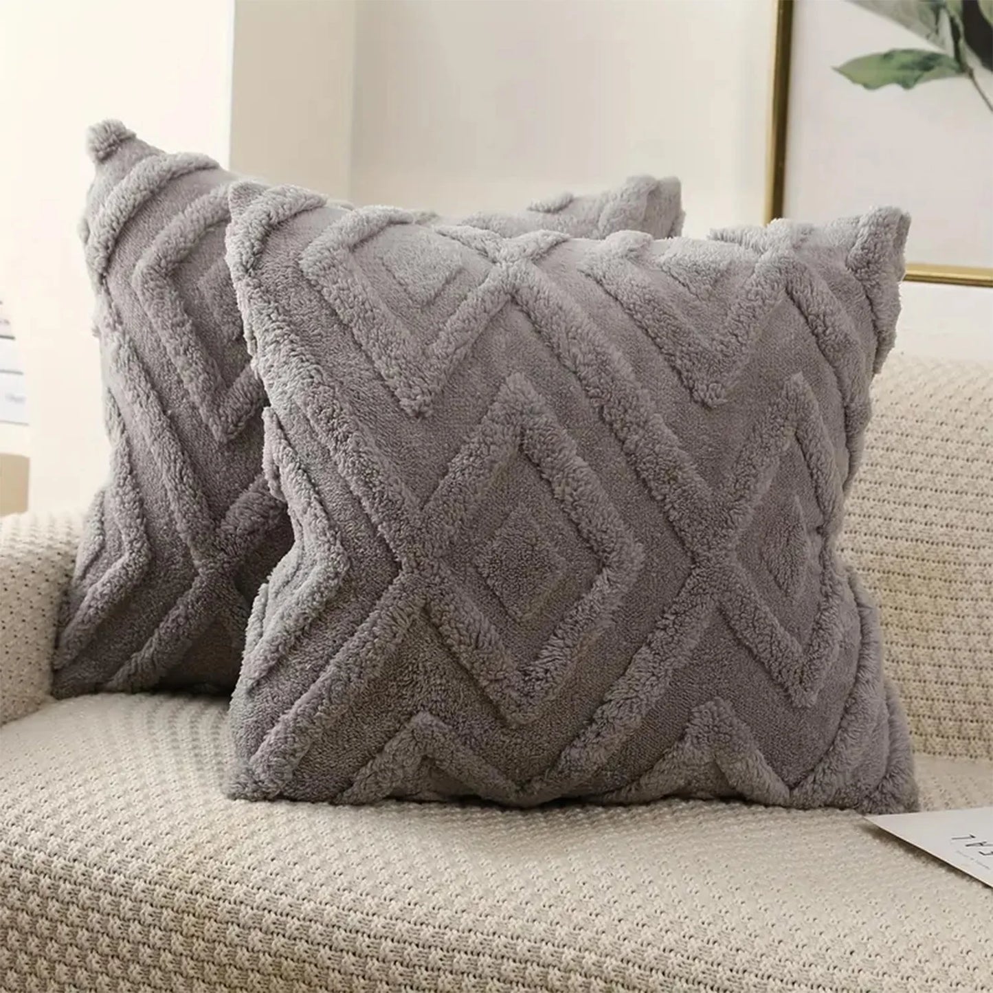 Decorative Throw Pillow Cover Soft Plush Cushion Case - TheWorldOfMYes