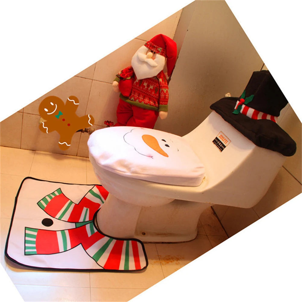 Christmas Toilet Seat Cover - TheWorldOfMYes