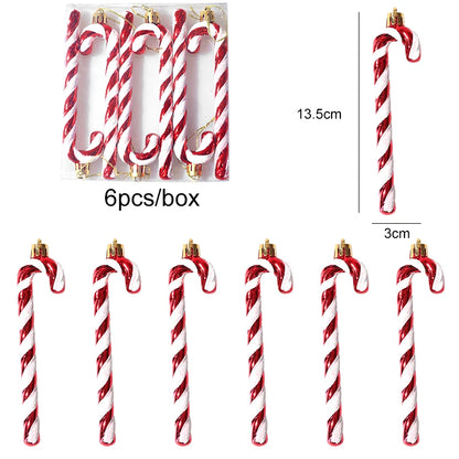 6pcs/box Christmas Tree Ornaments - TheWorldOfMYes